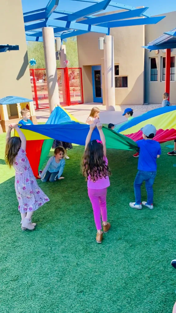 Preschool classroom space at New Covenant Lutheran School in Scottsdale