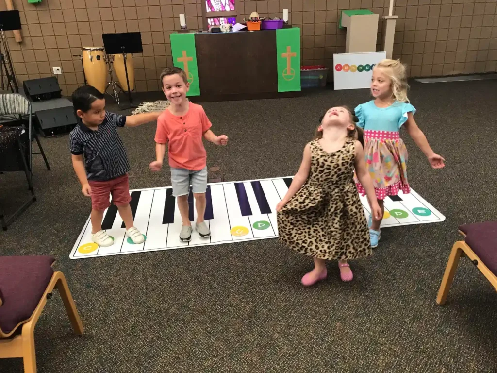 Music enrichment class at New Covenant Lutheran School