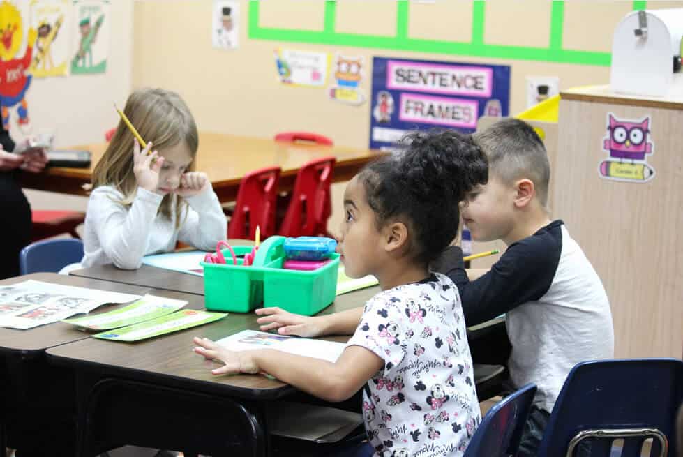 Chapel and faith formation time at New Covenant Lutheran School